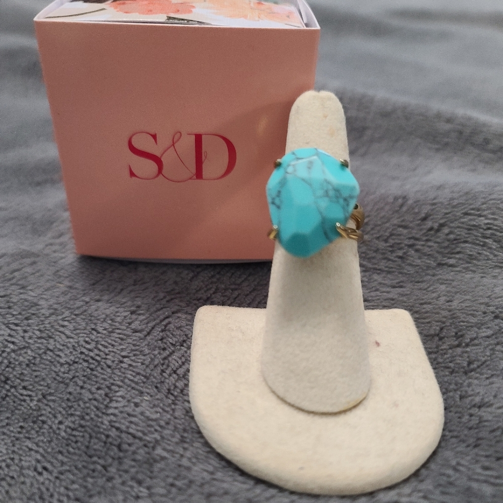 Stella & Dot Modern Bohemian Stone Ring
